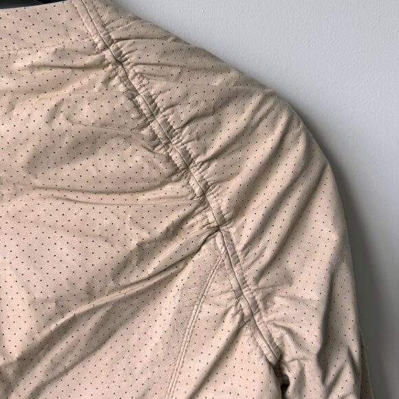 Line the Label 100% Lambskin Leather Biker Style Jacket - Picture 7 of 13